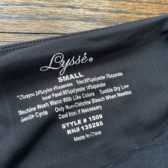 Lysse women’s Ponte Equestrian With Vegan Leather Patches - black - size small - Picture 5 of 5